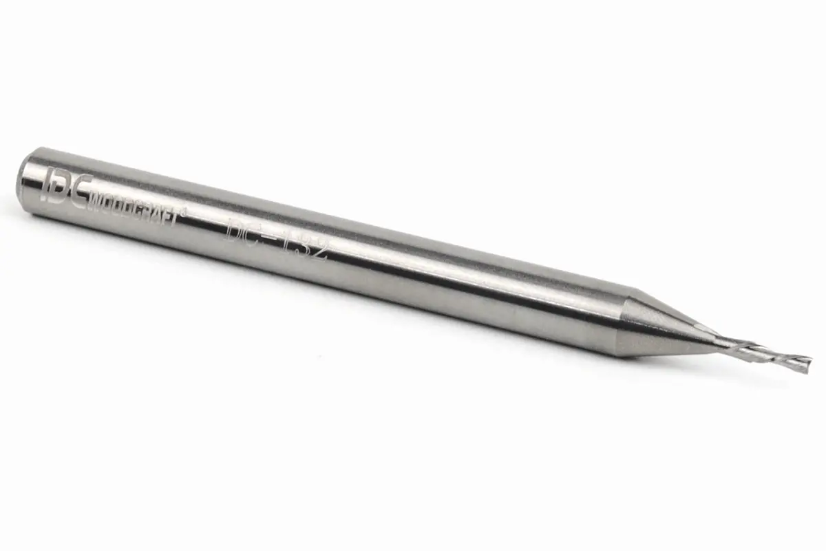 High-Detail 1/32 Down Cut Endmill Bit For Cnc Routers, 1/8 Shank 1
