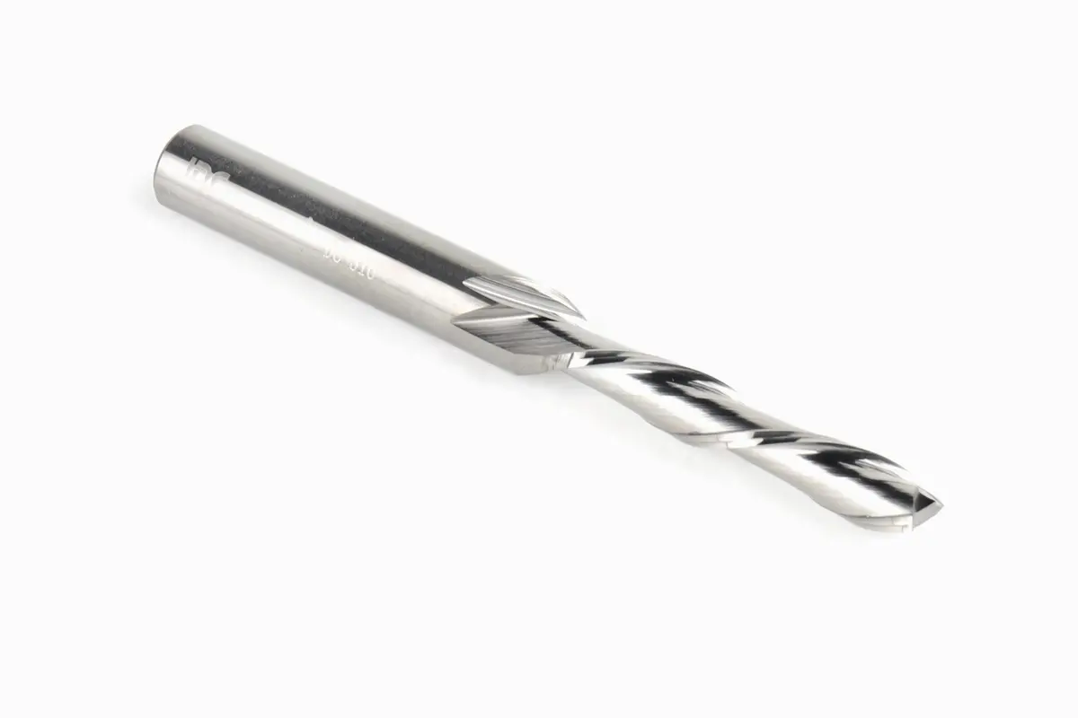 3/16 Down Cutting Endmill Bit For Cnc Routers, 1/4" Shank 1