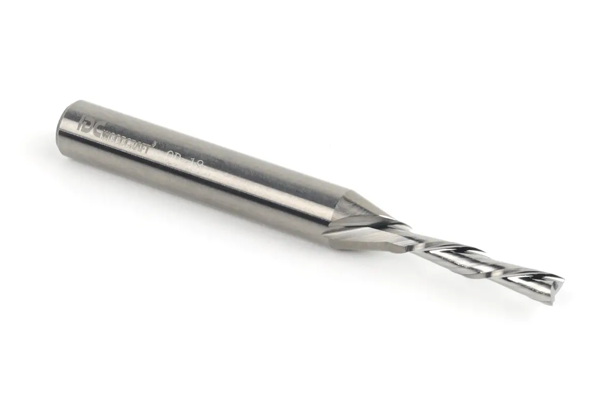 1/8 Down Cut Endmill Bit For Cnc Routers, 1/4 Shank 1