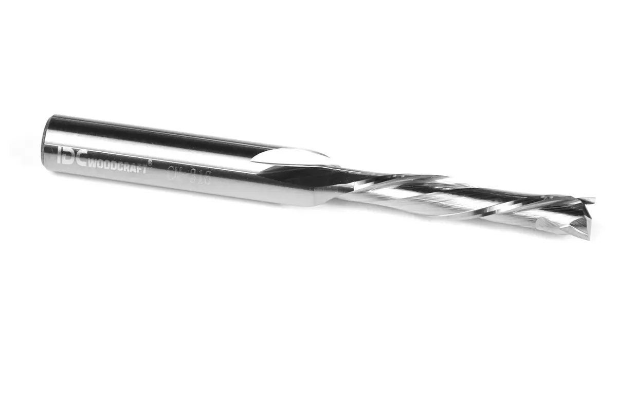3/16" Compression Bit For Cnc Routers, 1/4" Shank 1