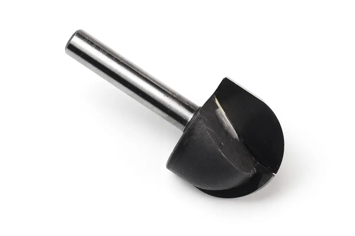 'Big Balls' 1" Ball Nose Rounding Bit, 1/2" Radius, 1/4 Shank 1