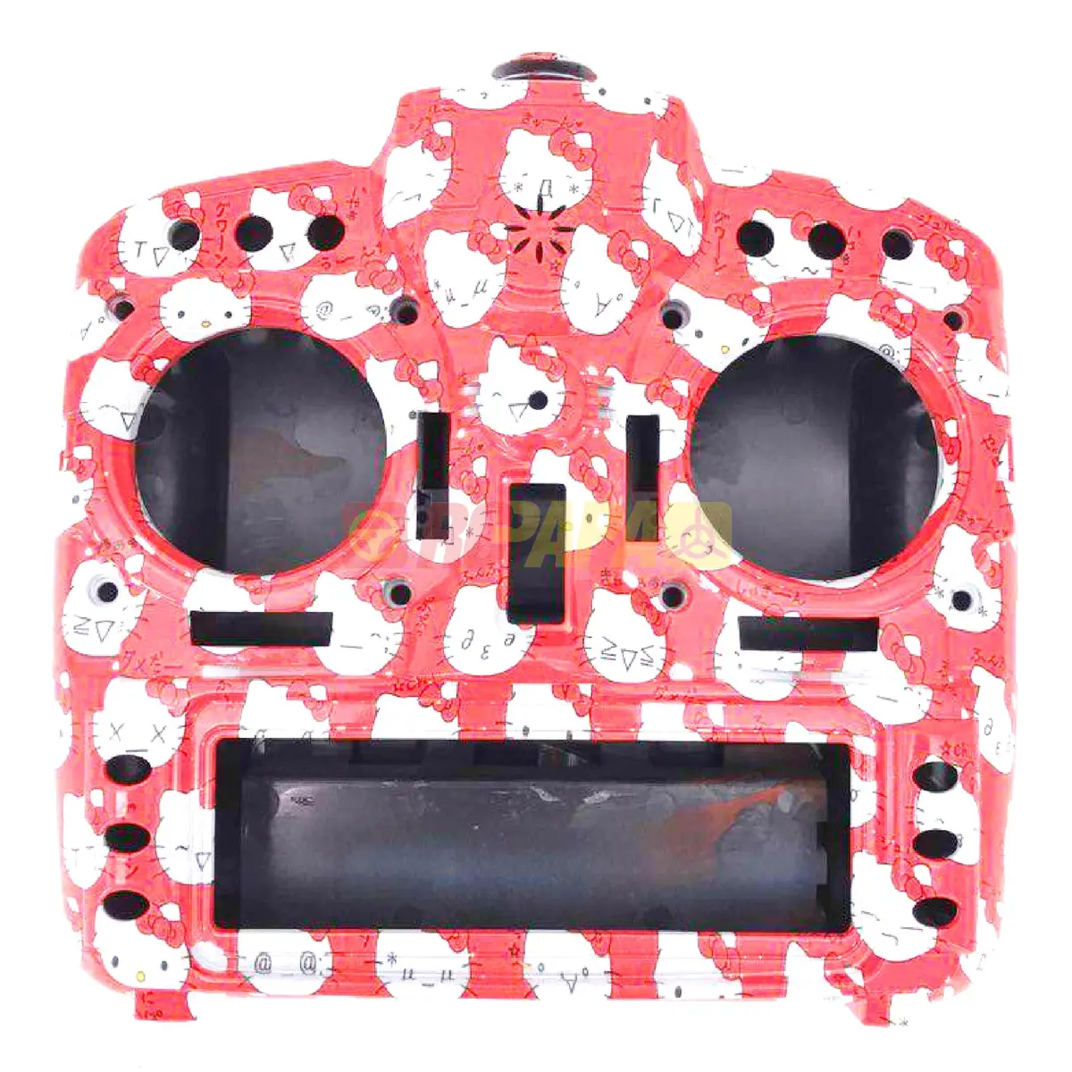 Frsky X9d Plus Taranis Radio Transmitter Water Transfer Shell (Hello Kitty Red) 2