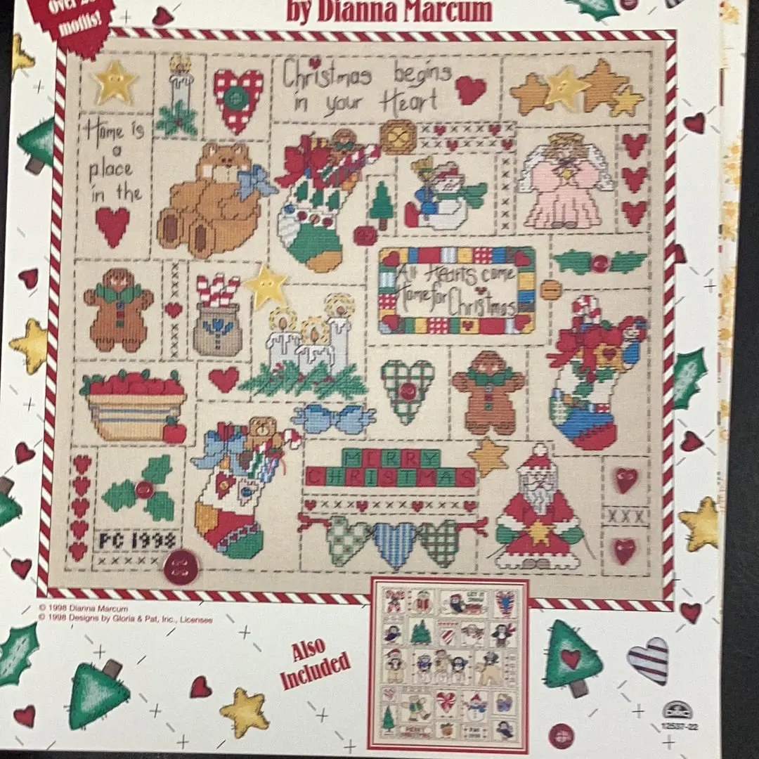 Christmas In Your Heart Folk Art Sampler 1