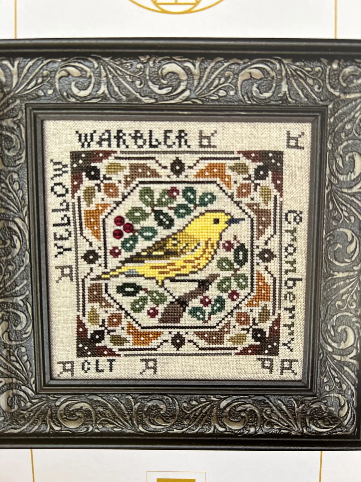 Birdie & Basket Sampler - Yellow Warbler 1