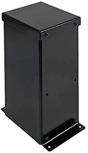 Ac010b - Black Blank Control Console 7 Inch Wide X 6-1/8 Inch Deep X 6-1/2 High 1