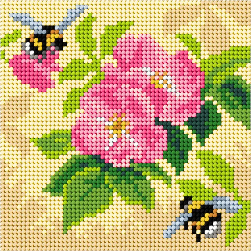Spring Needlepoint Canvas 1