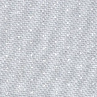 32 Count Mini Dot On Grey Linen 1