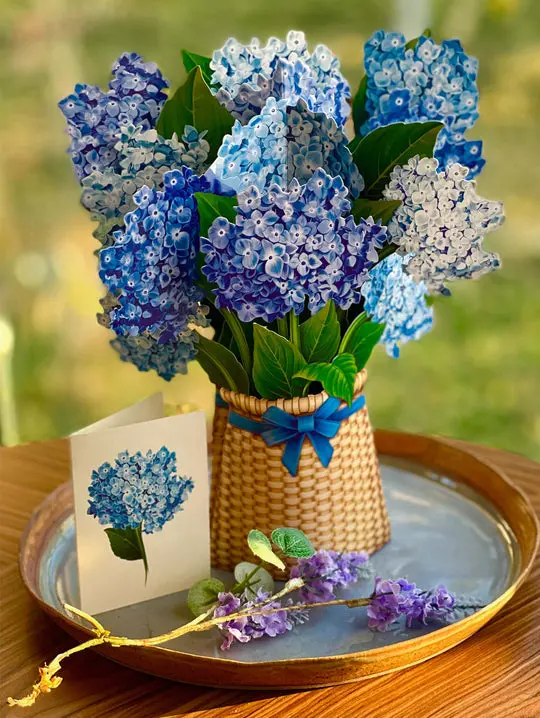 Nantucket Hydrangeas Card 1