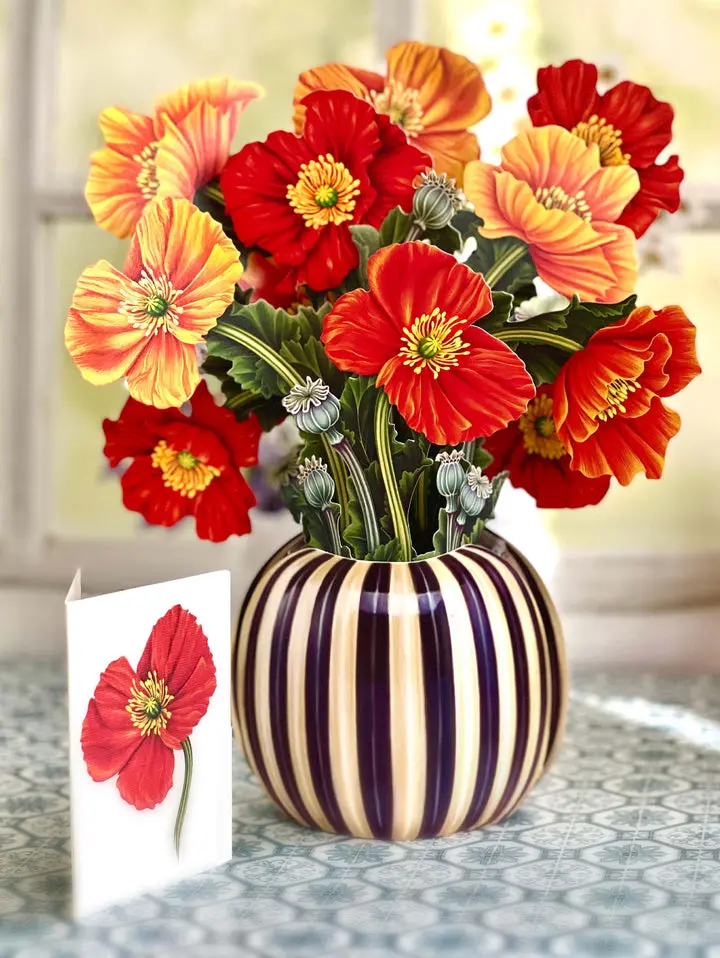 French Poppies Card 1