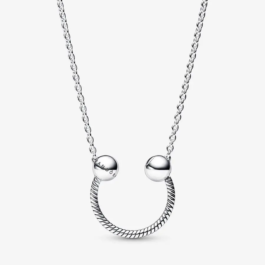 Pandora Moments U-Shape Charm Pendant Necklace 1