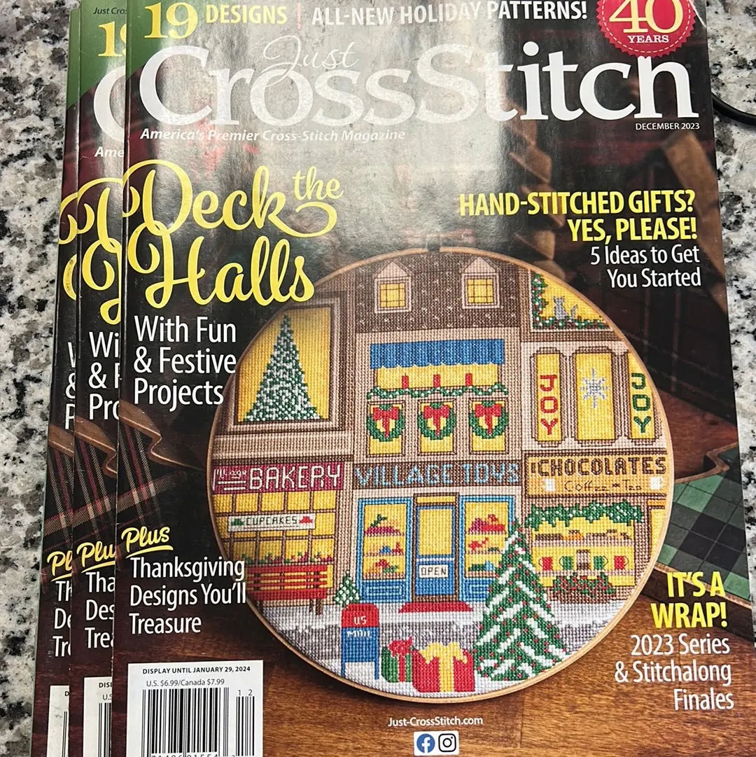 2023 Just Cross Stitch Nov/Dec Magazine 1