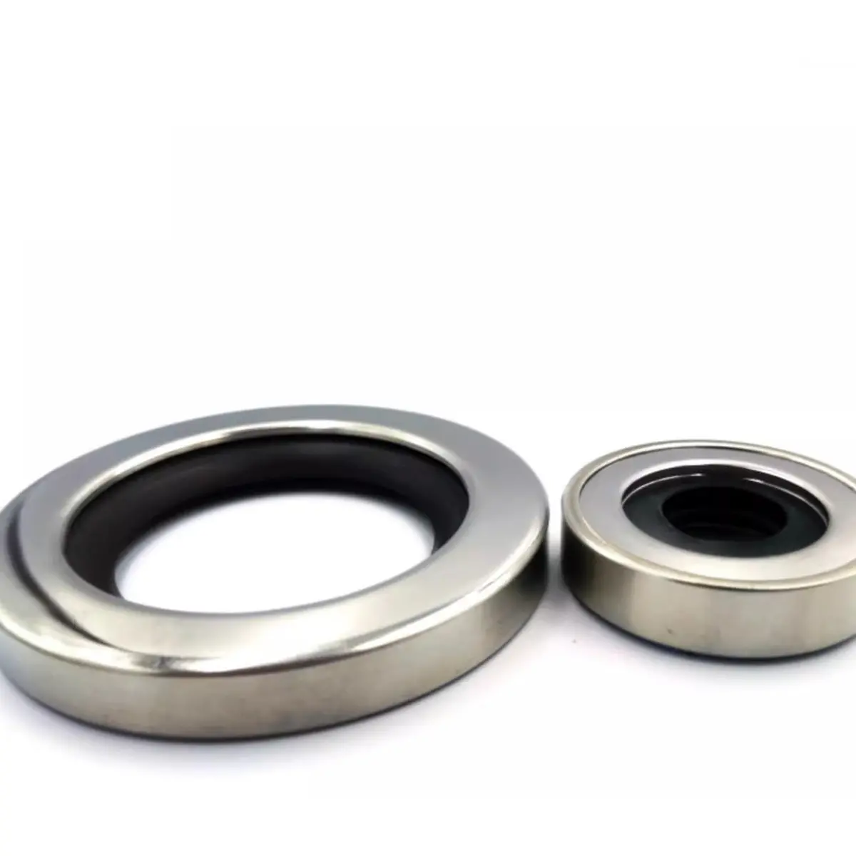 Shaft Inner Diameter 8~10Mm Ptfe Stainless Steel Oil Seal Double Lip Ptfe Outer Frame Teflon High Temperature Pressure Wear Corrosion Resistance 1