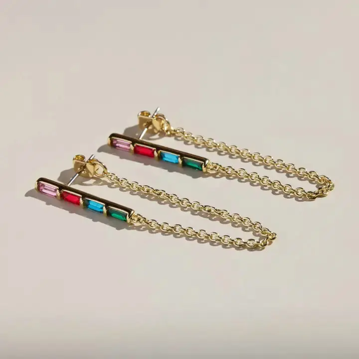 Lucia Statement Earrings | Multicolor 1