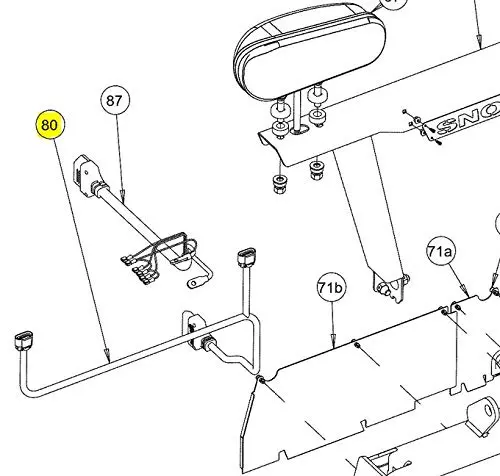 16160250 - G2 Plow Light Harness For Snowdogg Plows 1