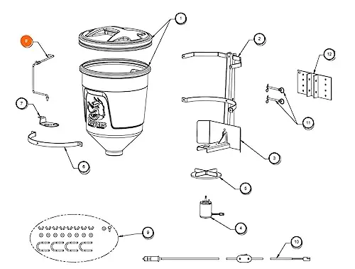 3010422 - Gate,Control Arm,Atvs15a 1