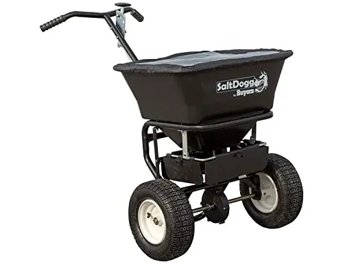 Wb155bg - Saltdogg® Bulk Salt Walk Behind Broadcast Spreader With Black Powder-Coated Frame 1