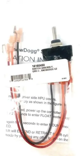 16160450 - Switch Assembly For G2 Snowdogg Plows 1