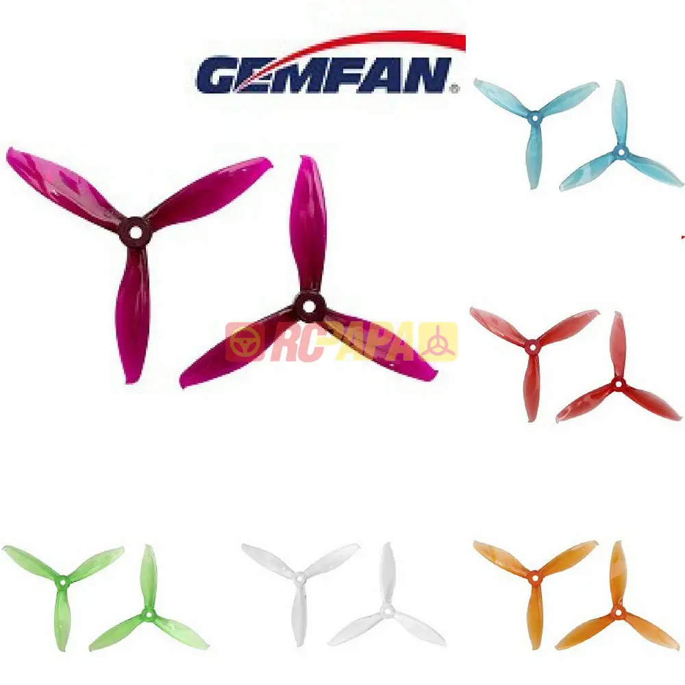 Gemfan Flash 5149-3 Tri-Blade Durable Propeller For Fpv Quad Racing 1
