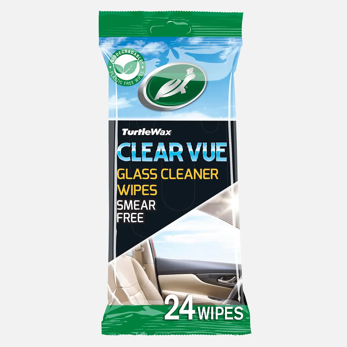 Clear Vue® Glass Cleaner Wipes 1
