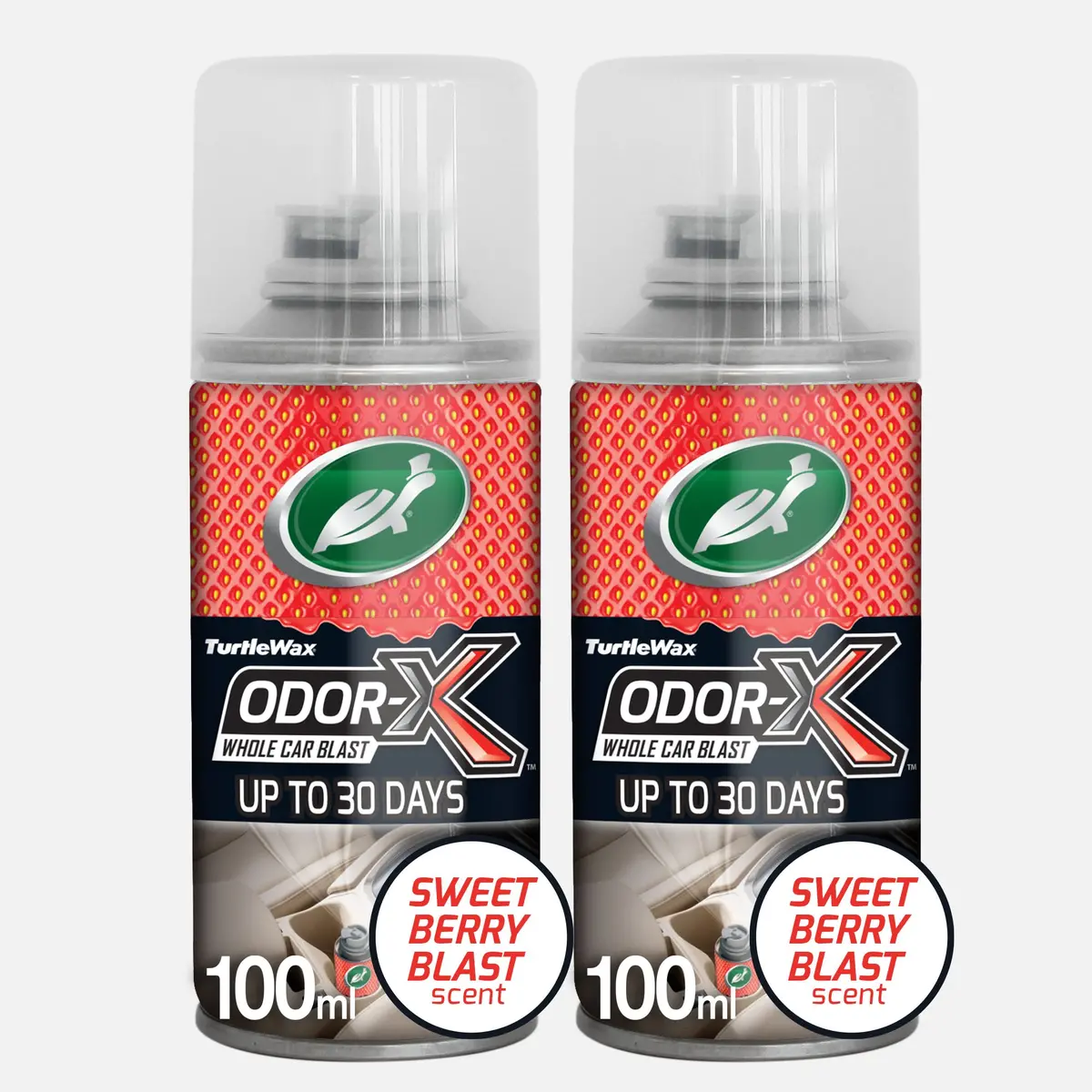 Odor-X® Whole Car Blast - Sweet Berry - 2 Pack, 100Ml 1