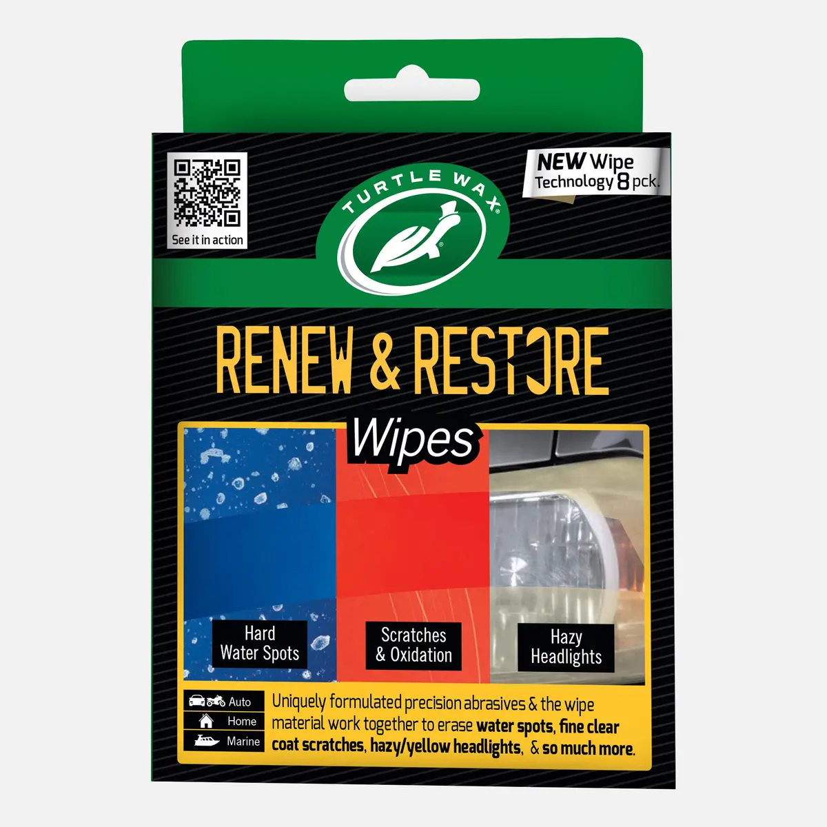 Renew & Restore Wipes, 8 Pack 1