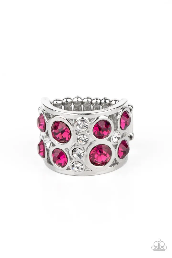 Paparazzi High Roller Royale - Pink 1