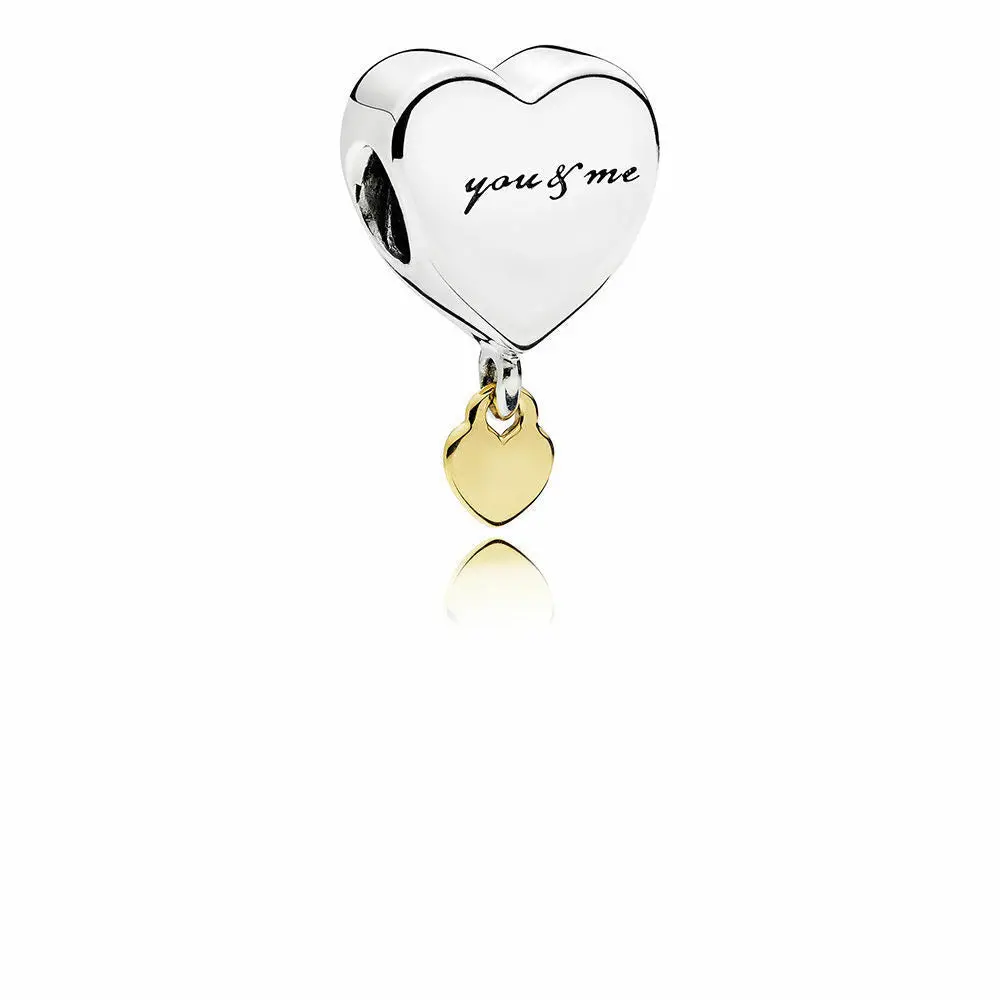 Two Hearts Dangle Bead 1