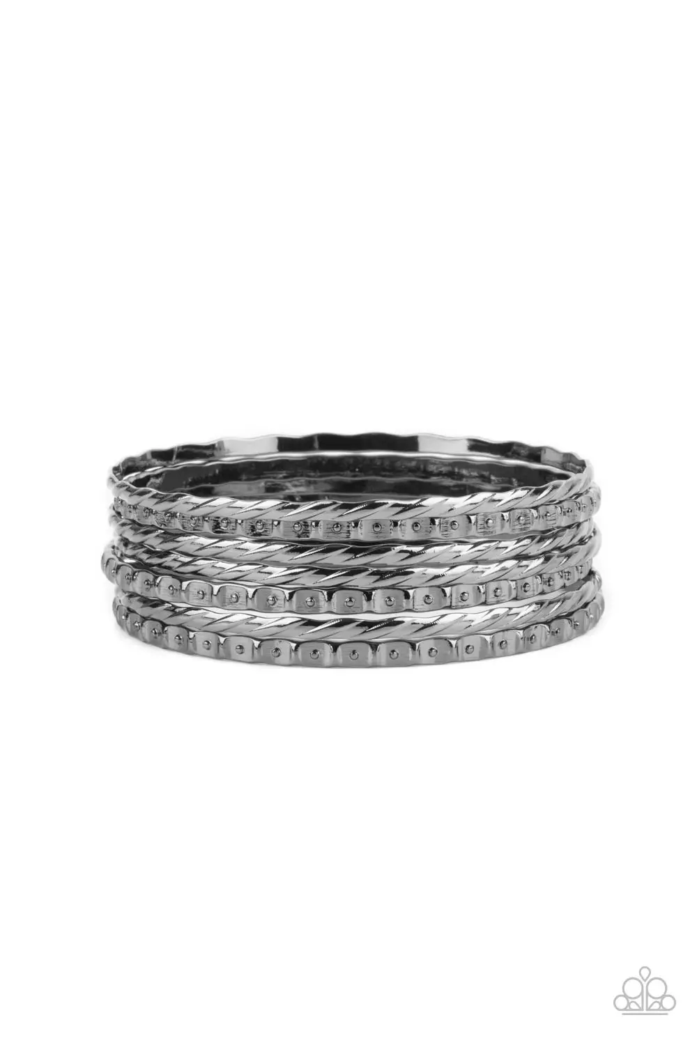 Paparazzi Back-To-Back Stacks - Black 1