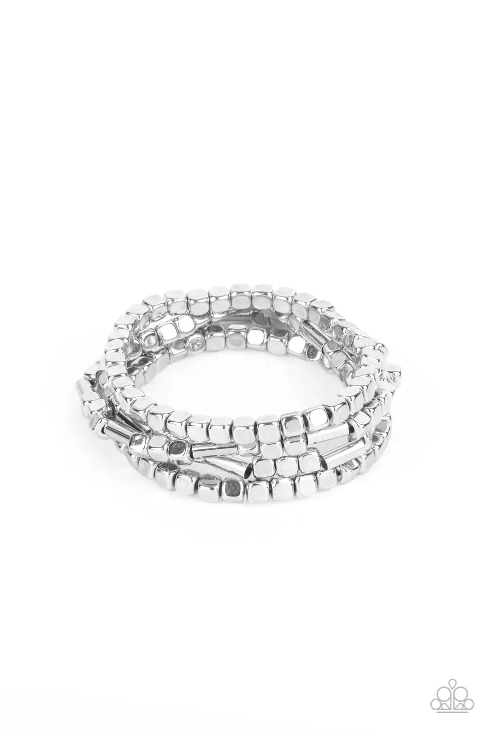 Paparazzi Metro Materials - Silver 1