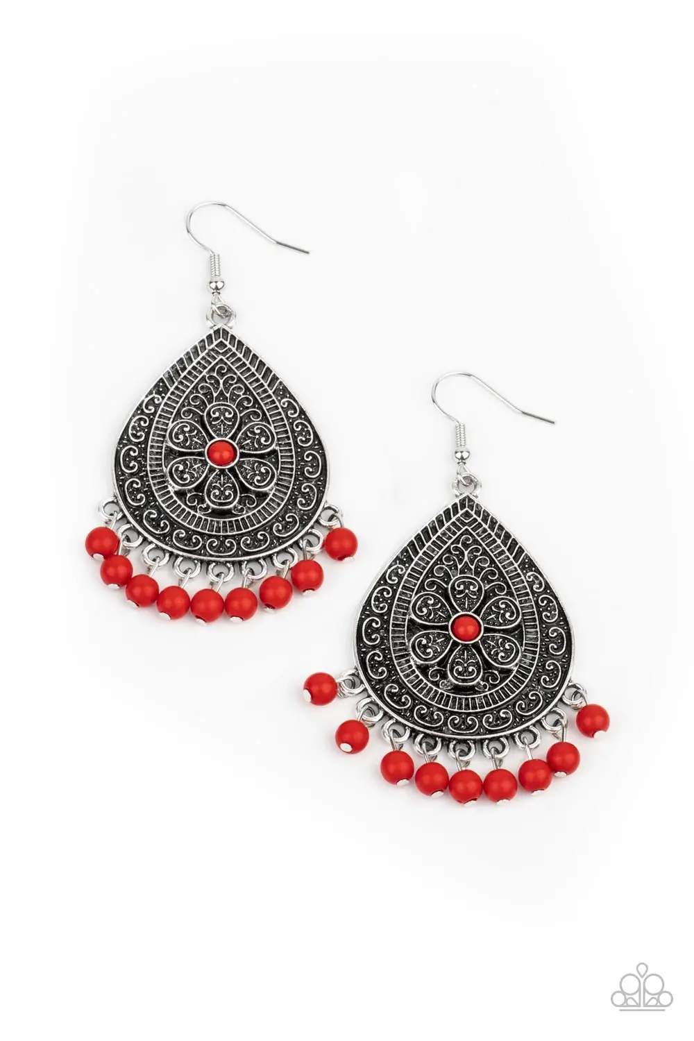 Paparazzi Blossoming Teardrops - Red 1