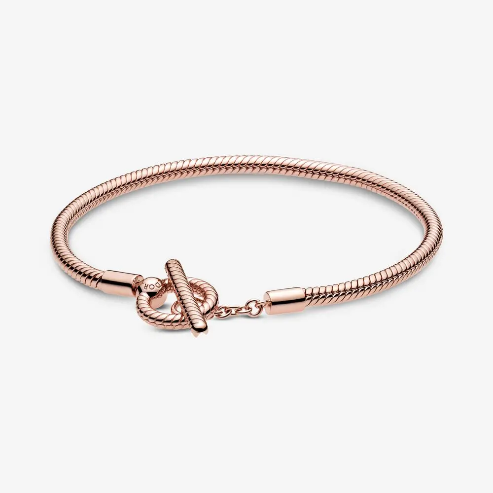 Pandora Moments T-Bar Snake Chain Bracelet 1