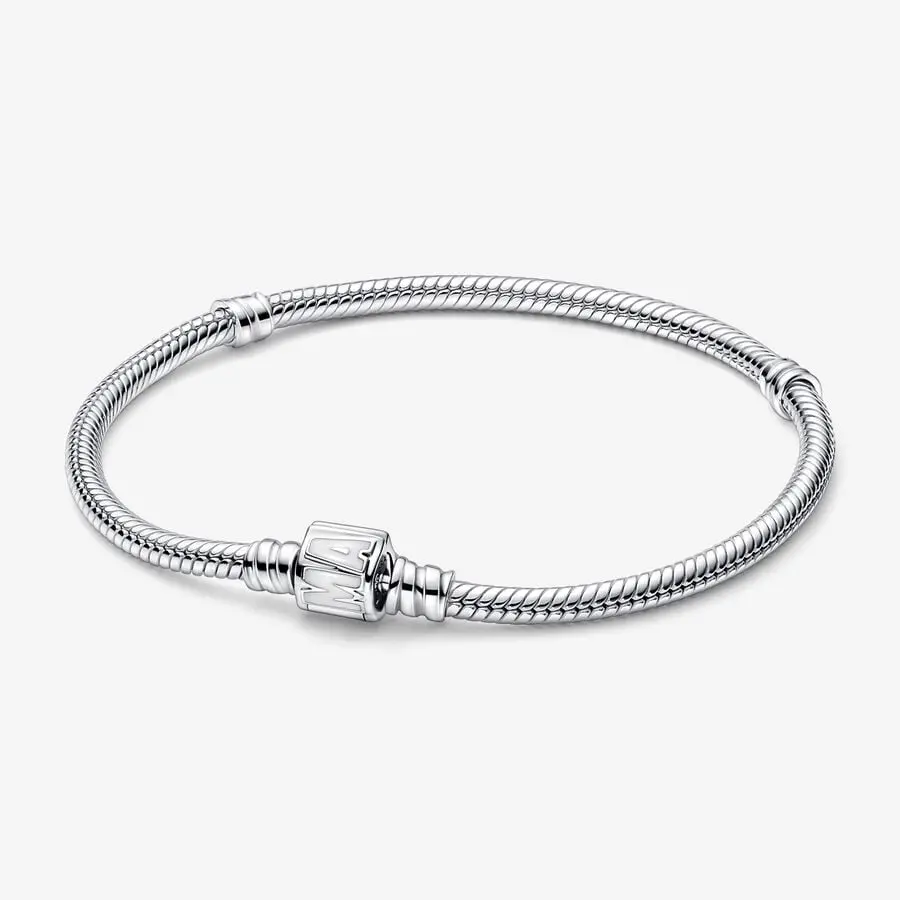 Pandora Moments Marvel Logo Clasp Snake Chain Bracelet 1