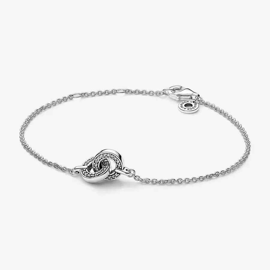 Pandora Signature Intertwined Pavé Chain Bracelet 1
