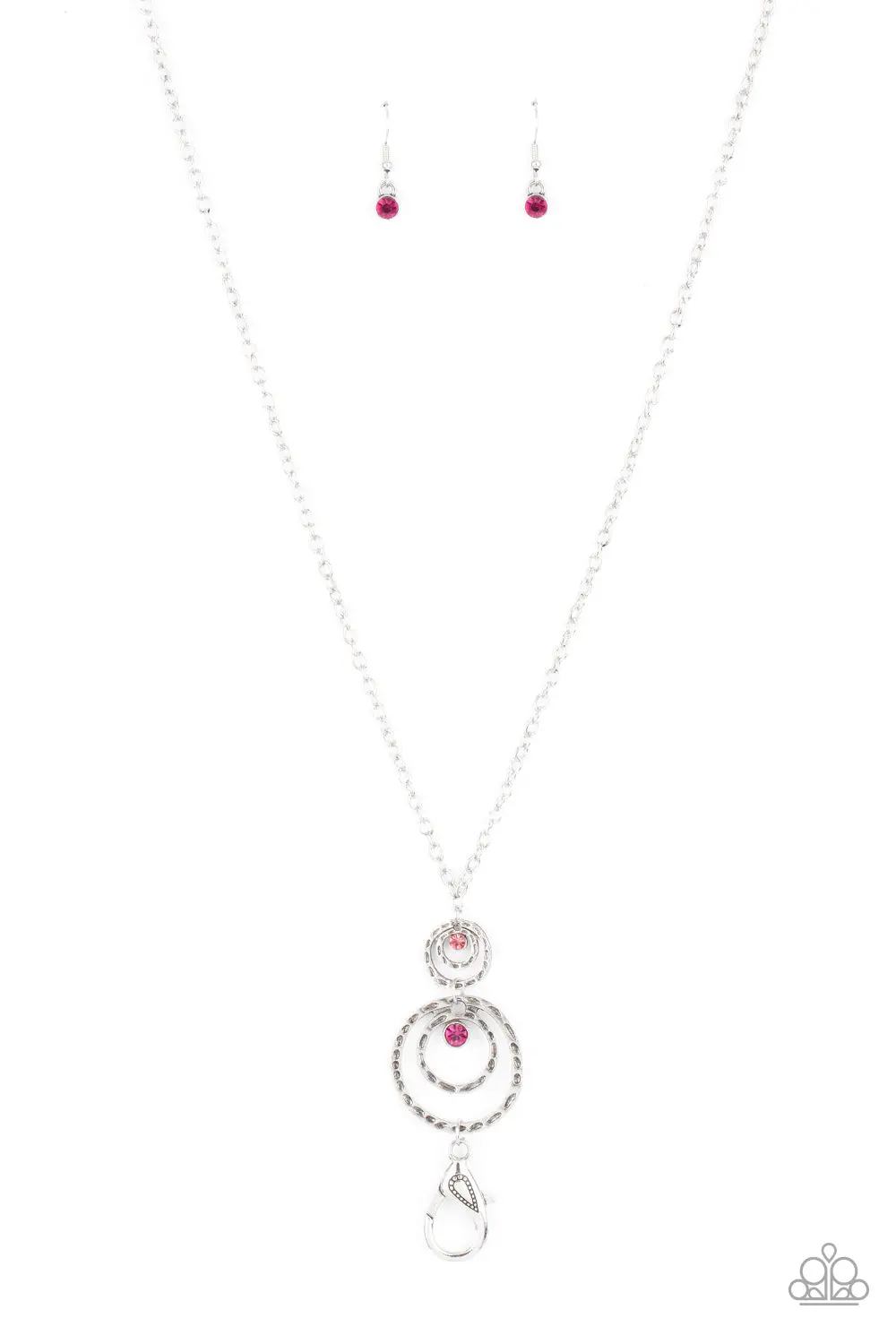Paparazzi Couture Freak - Pink (Lanyard) 1