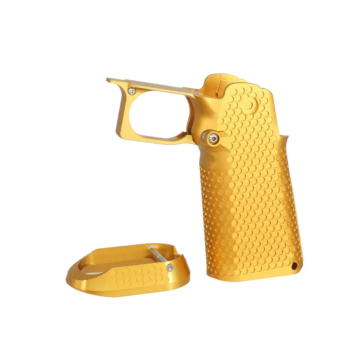 5Ku Cnc Aluminum Grip Type.1 For Marui Hi-Capa Gbb Airsoft - Gold (5Ku-Gb-489-Gd) 1