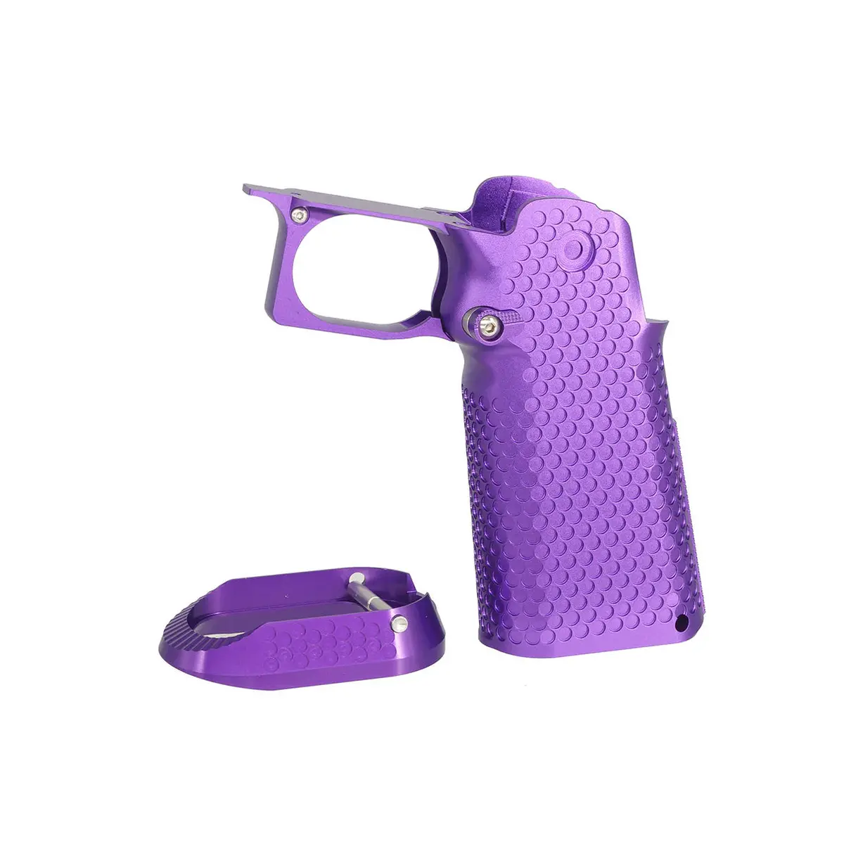 5Ku Cnc Aluminum Grip Type.1 For Marui Hi-Capa Gbb Airsoft - Purple(5Ku-Gb-489-Pu) 1