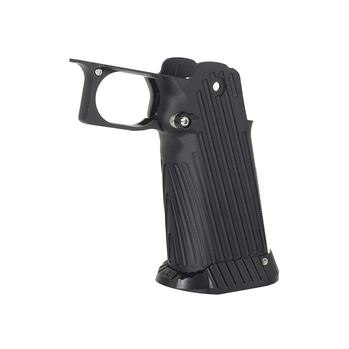 5Ku Cnc Aluminum Grip Type.2 For Marui Hi-Capa Gbb Airsoft - Black (5Ku-Gb-490-Bk) 1