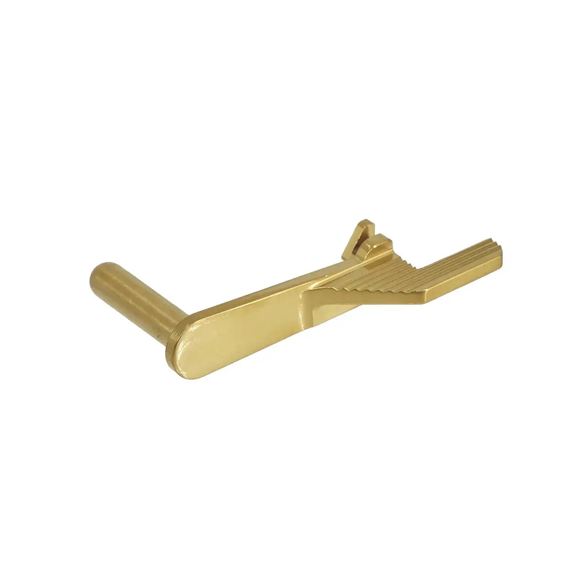 5Ku Stainless Steel Extended Slide Stop (Type 2) For Tokyo Marui Hi-Capa Gbb (Gold) #Gb-503-G 1