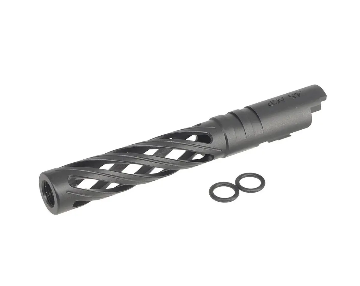 5Ku 5.1 Inch Aluminum Hollow Outer Barrel For Marui Hi-Capa-Black #5Ku-Gb-557-Bk 1