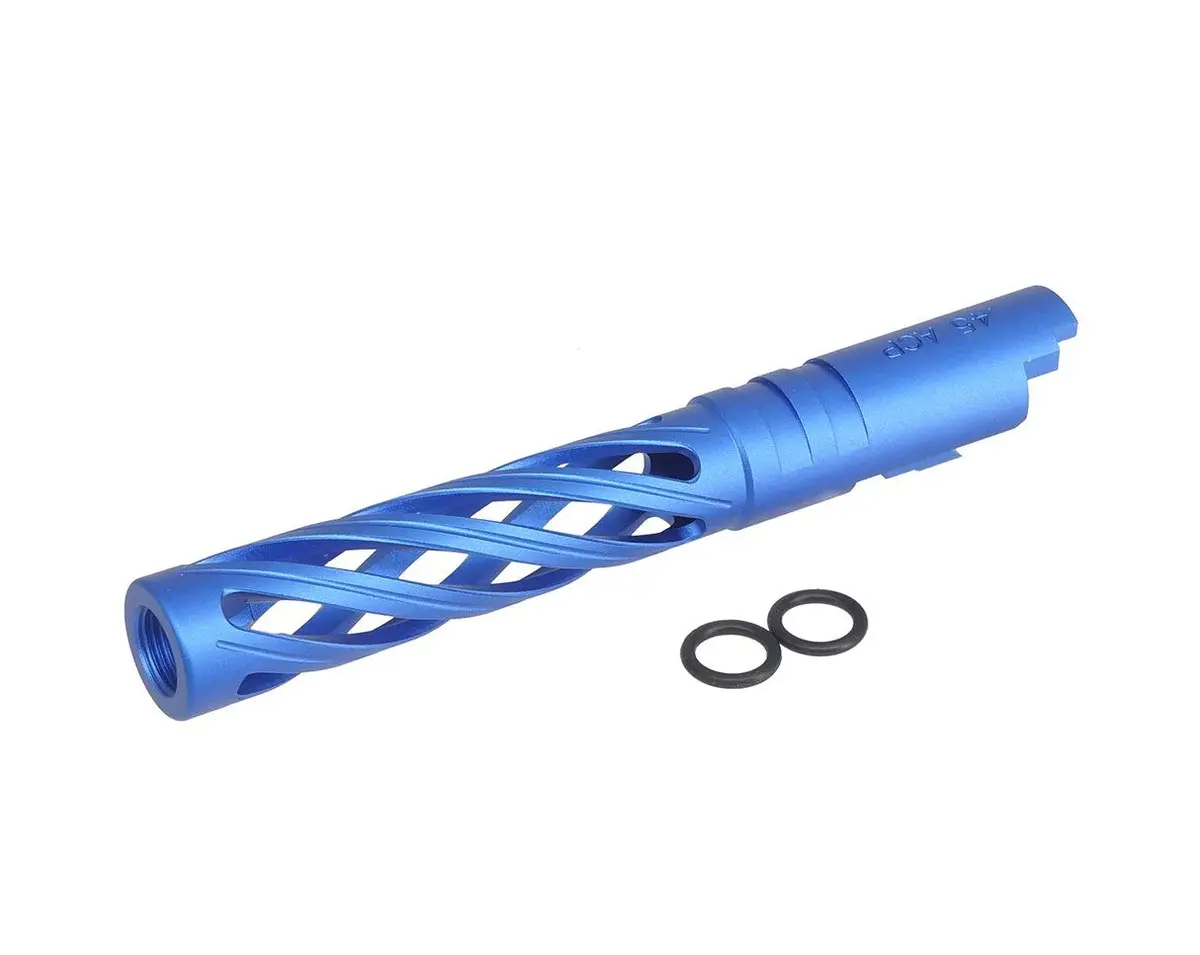 5Ku 5.1 Inch Aluminum Hollow Outer Barrel For Marui Hi-Capa-Blue #5Ku-Gb-557-Bu 1