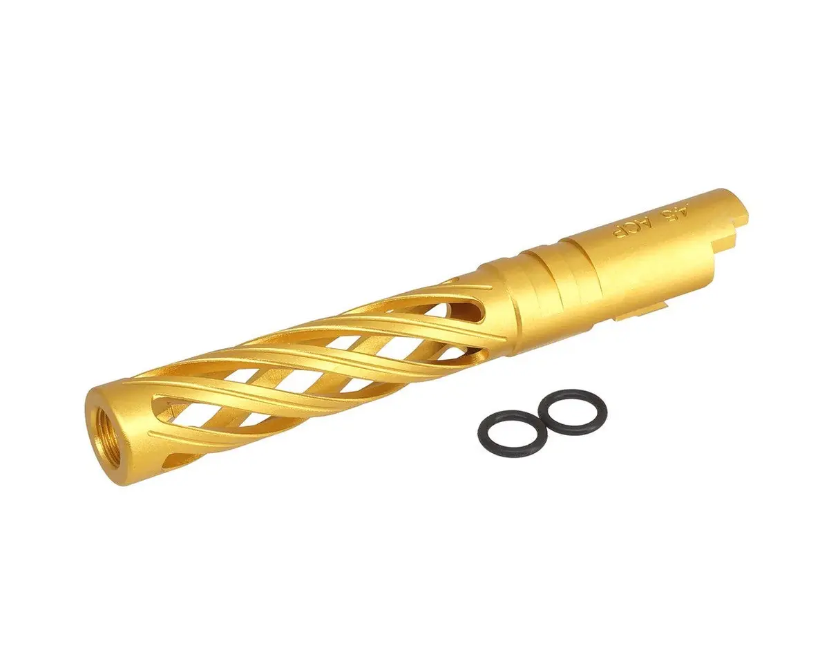 5Ku 5.1 Inch Aluminum Hollow Outer Barrel For Marui Hi-Capa-Gold #5Ku-Gb-557-Gd 1