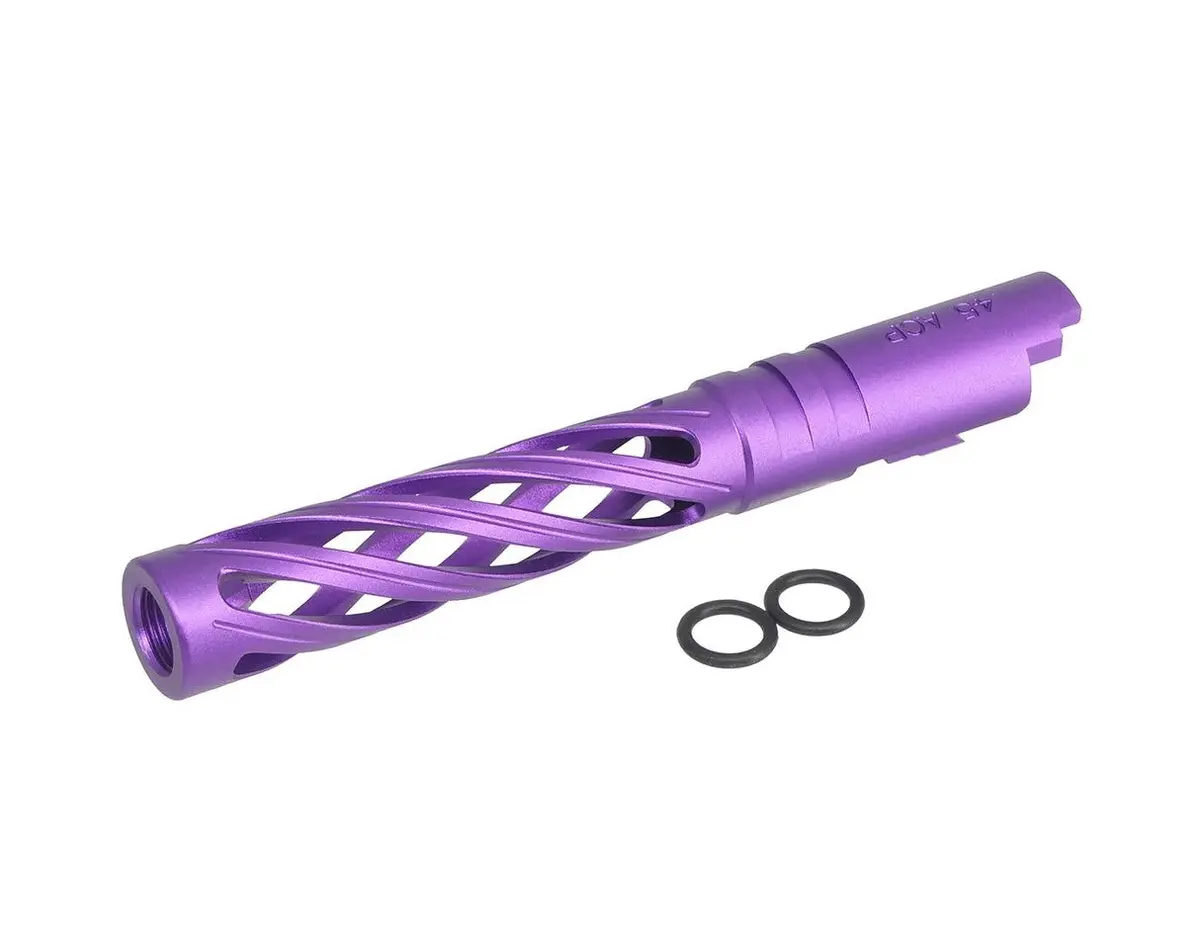 5Ku 5.1 Inch Aluminum Hollow Outer Barrel For Marui Hi-Capa-Purple #5Ku-Gb-557-Pu 1