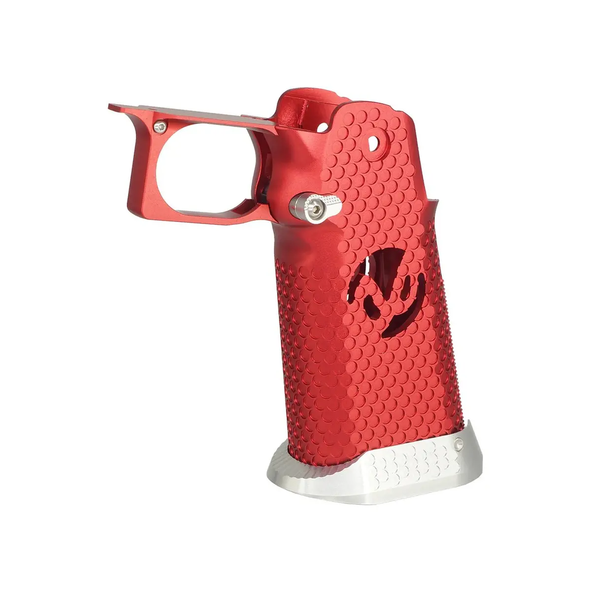 5Ku Cnc Aluminum Grip Type.3 For Marui Hi-Capa Gbb Airsoft - Red (5Ku-Gb-584-Rd) 1