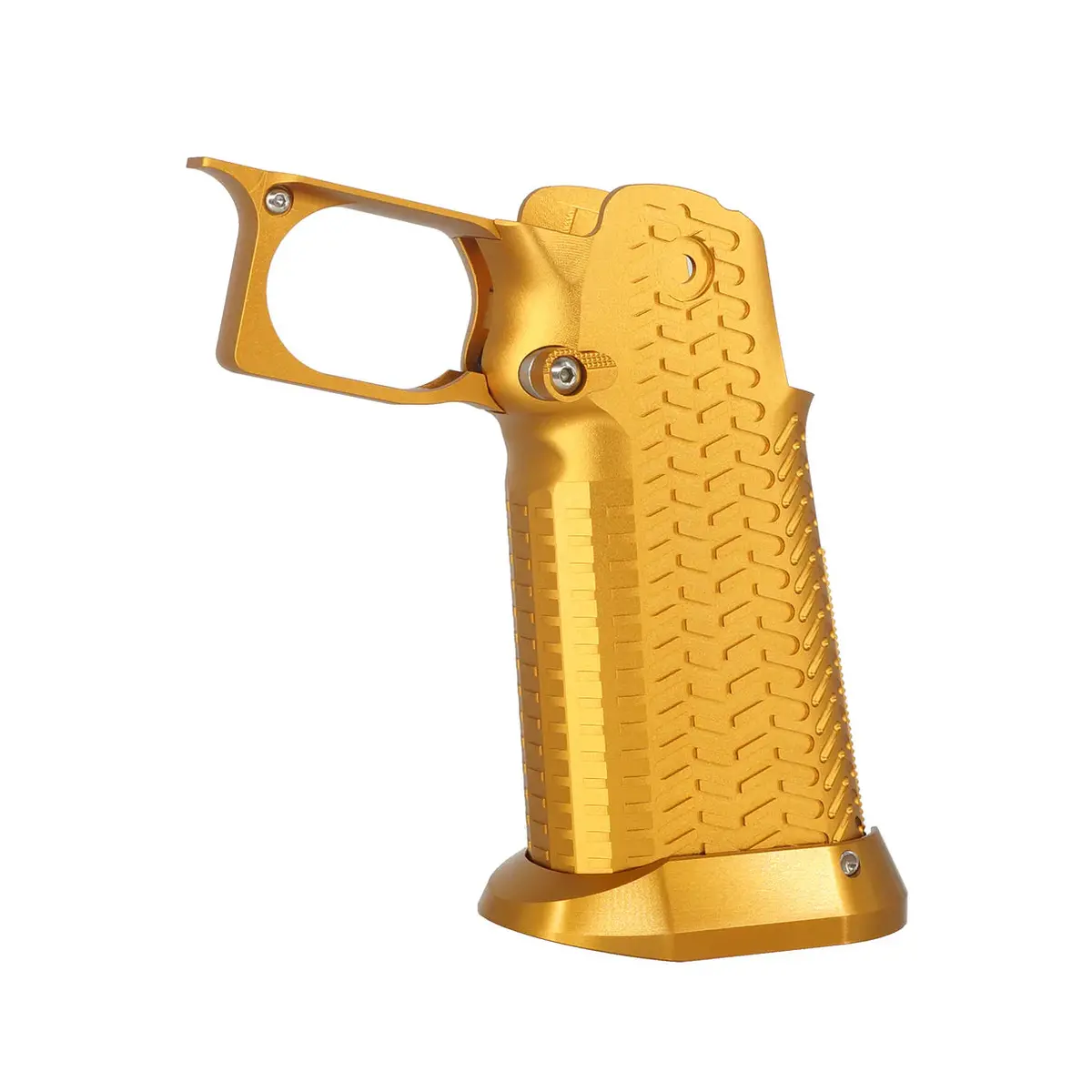 5Ku Cnc Aluminum Grip Type.5 For Marui Hi-Capa Gbb Airsoft - Gold (5Ku-Gb-586-Gd) 1