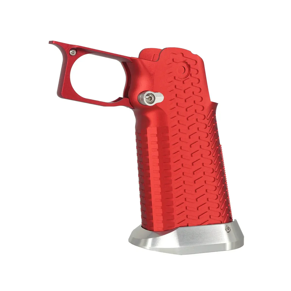 5Ku Cnc Aluminum Grip Type.5 For Marui Hi-Capa Gbb Airsoft - Red (5Ku-Gb-586-Rd) 1