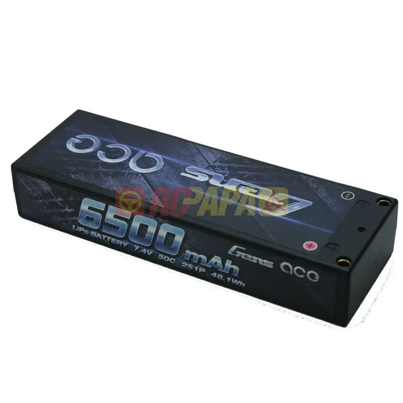 Gens Ace 6500Mah 7.4V 50C 2S1p Hard Case Lipo Battery 1