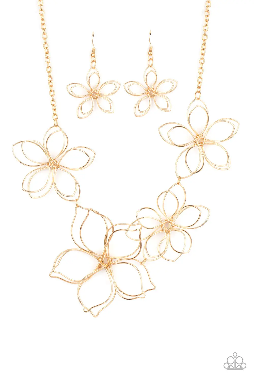 Paparazzi Flower Garden Fashionista - Gold 1
