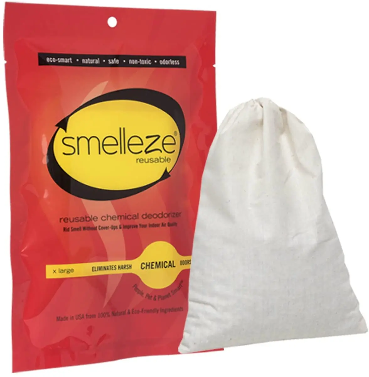 Smelleze® Reusable Industrial Smell Eliminator Pouch 1