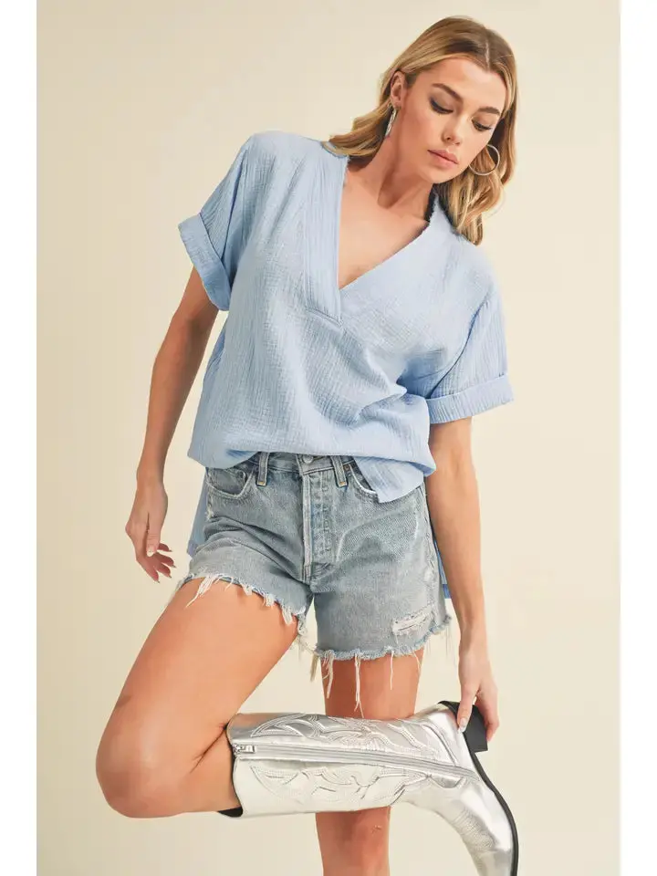 The Trudie Top | Skies 1