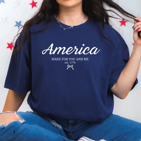 "America, Made For You And Me" Graphic Top 1